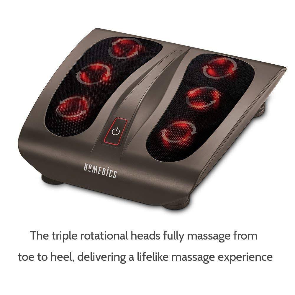 Triple Action Shiatsu Foot Massager with Heat F587761