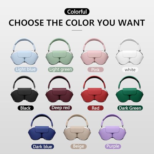 Black PU Leather Carrying Case for Headphones C483
