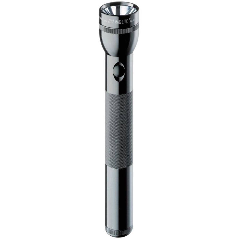 Heavy-Duty Incandescent 3-Cell D Flashlight Black O7973