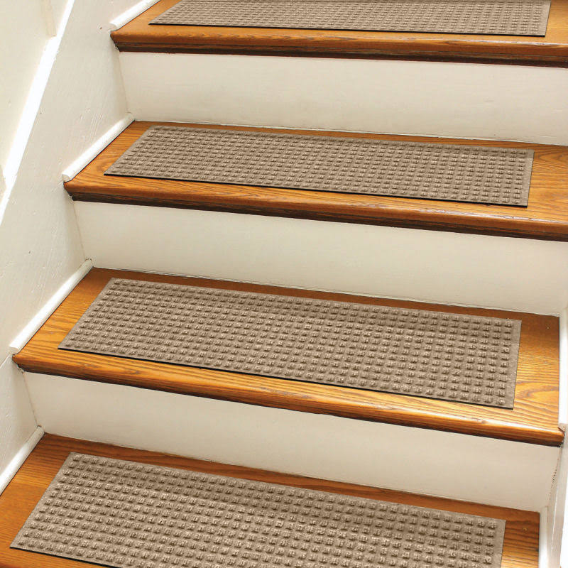 Camel Recycled Water Trapper Grid Stair Treads Set F474392