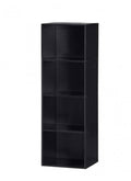 Black 4-Shelf Bookcase N201