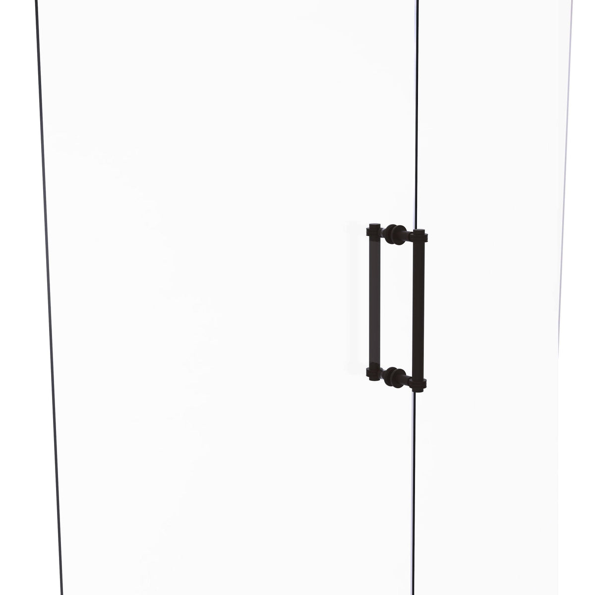 12 in. Oil Rubbed Bronze Shower Door Pull F767367