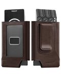 Slim Leather RFID Blocking Wallet with Money Clip O931401