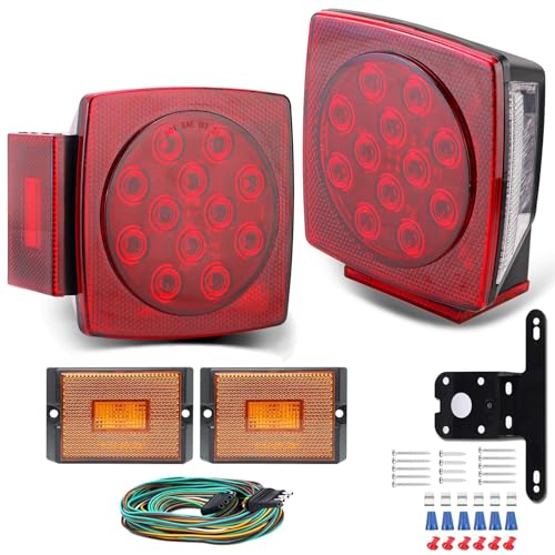12V LED Trailer Light Kit with 25ft Trailer Wire G417