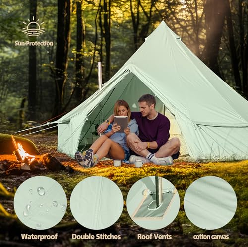 Cotton Canvas Waterproof Large Tent D484