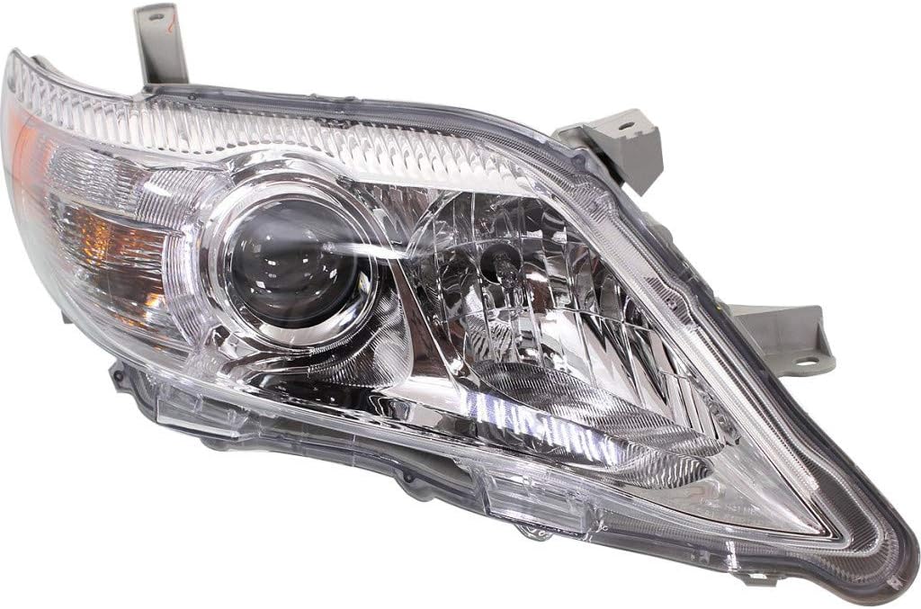 Toyota Camry 2010 2011 Headlight Assembly Passenger Side E836742