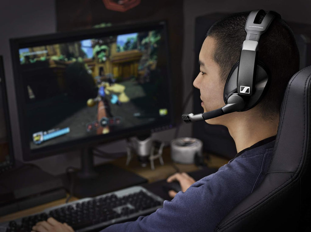 Black Over-Ear Wireless Gaming Headset N37326