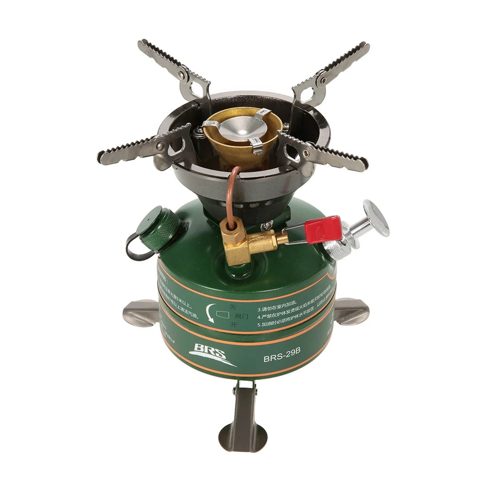 Portable Gasoline-burning Camping Furnace Cooker H53646