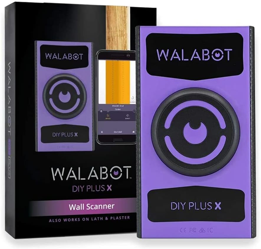 Walabot DIY Plus X Visual Wall Scanner with Braided Aluminum Alloy USB-C to USB-A Cable Bundle A948463
