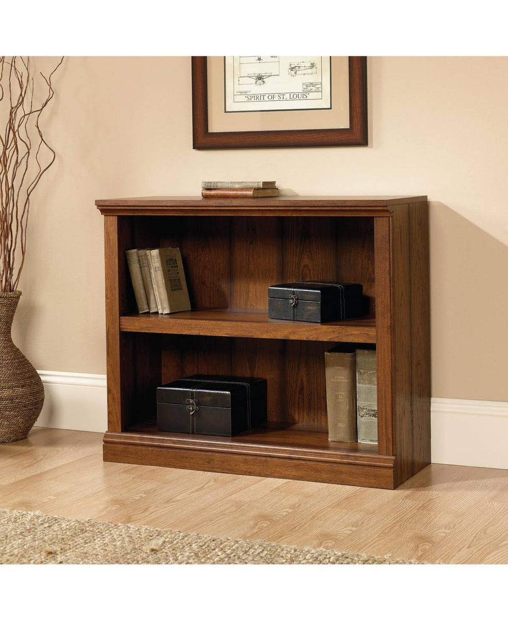 Washington Cherry 2 Shelf Bookcase K55110