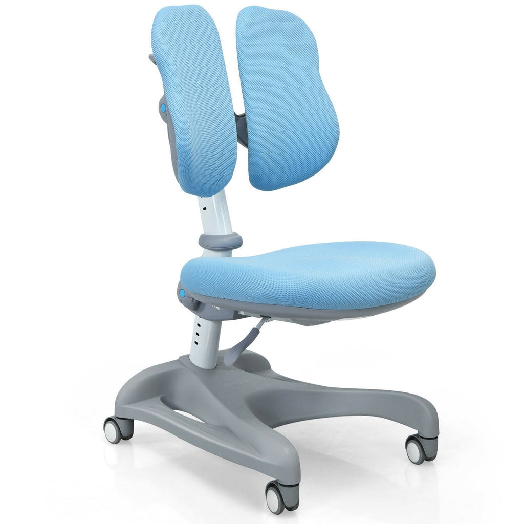 Kids Study Desk Chair with Sit-Brake Casters Q895531