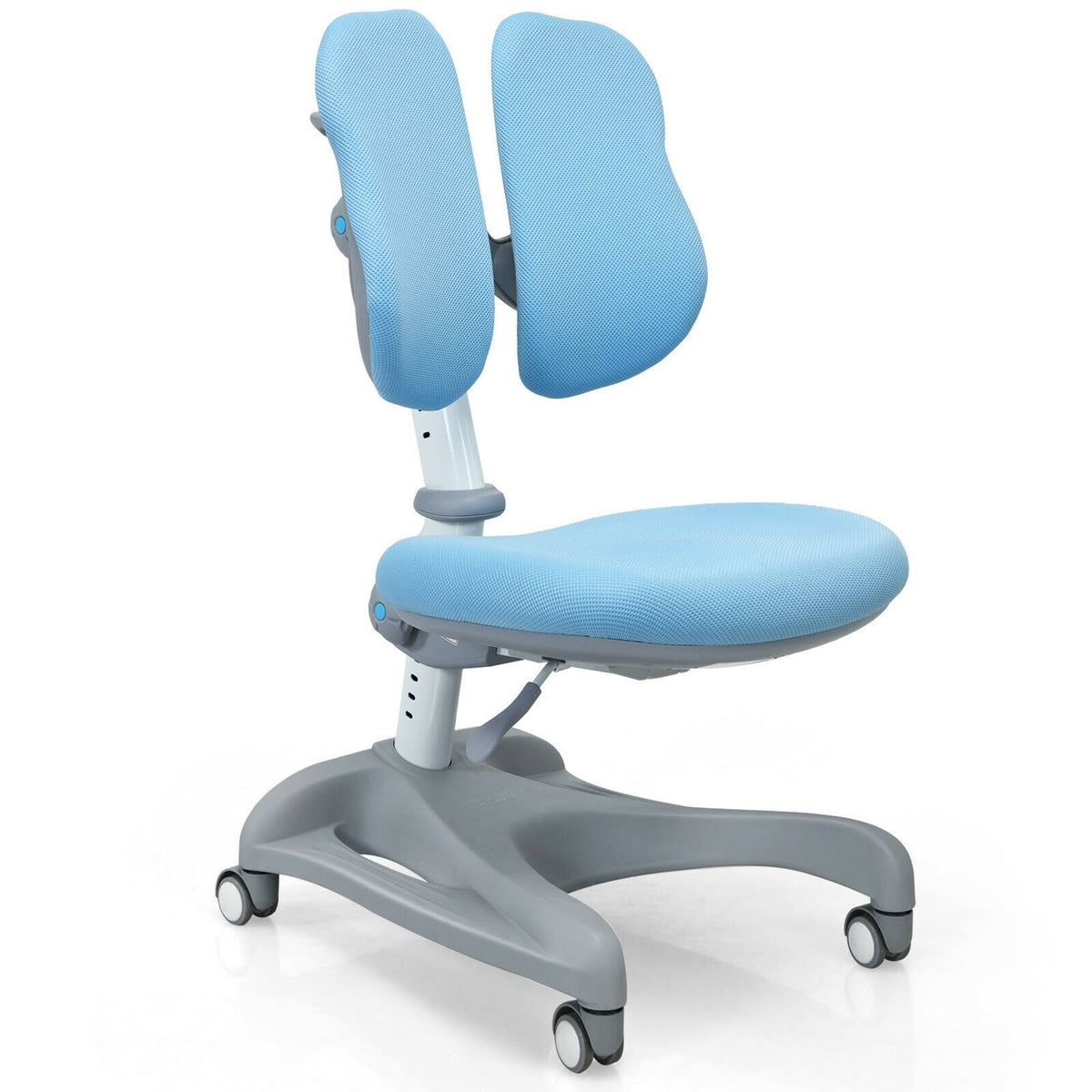 Kids Study Desk Chair with Sit-Brake Casters Q895531