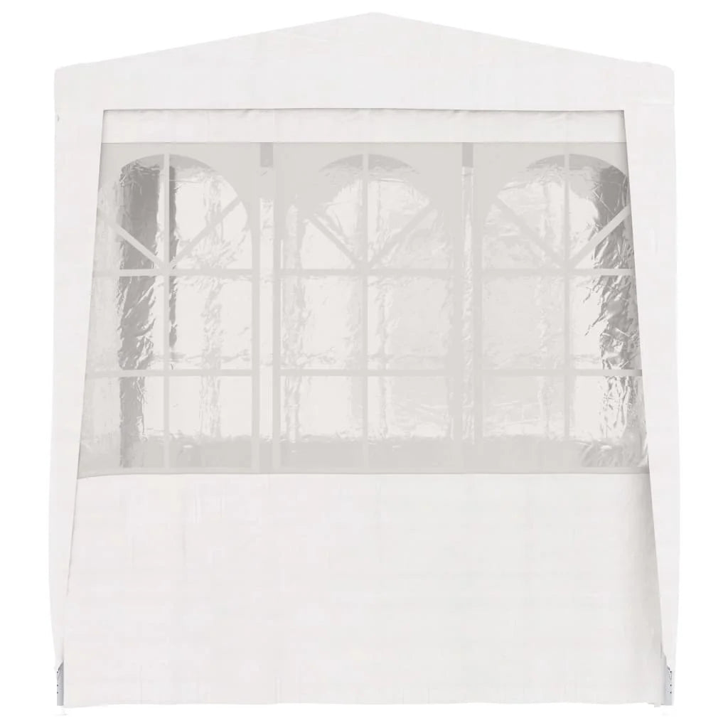 White Party Tent with Side Walls 6.6'x6.6' T474