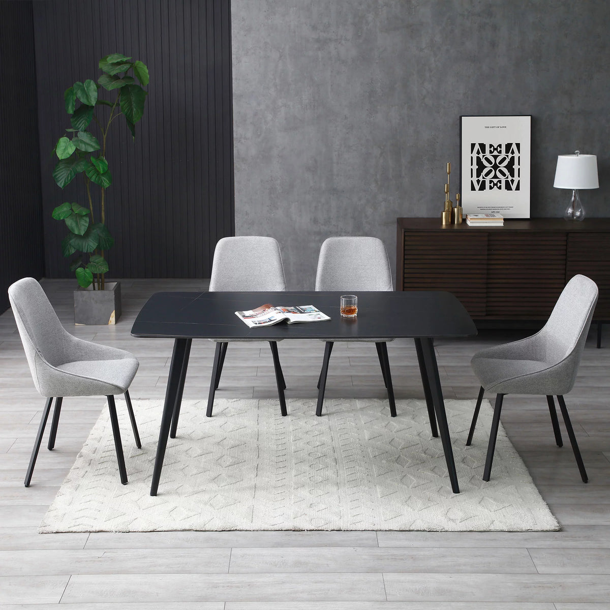 Sintered Stone Dining Table 62 inch M107