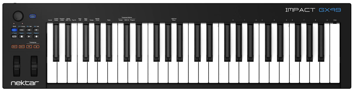 Black Midi Controller Keyboard H5021