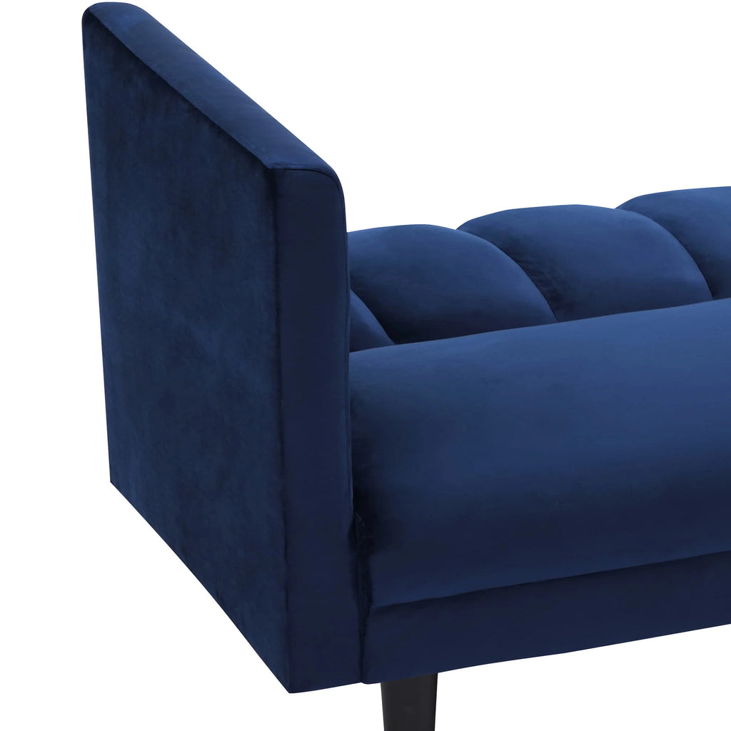 Velvet Futon Sofa Bed X9329