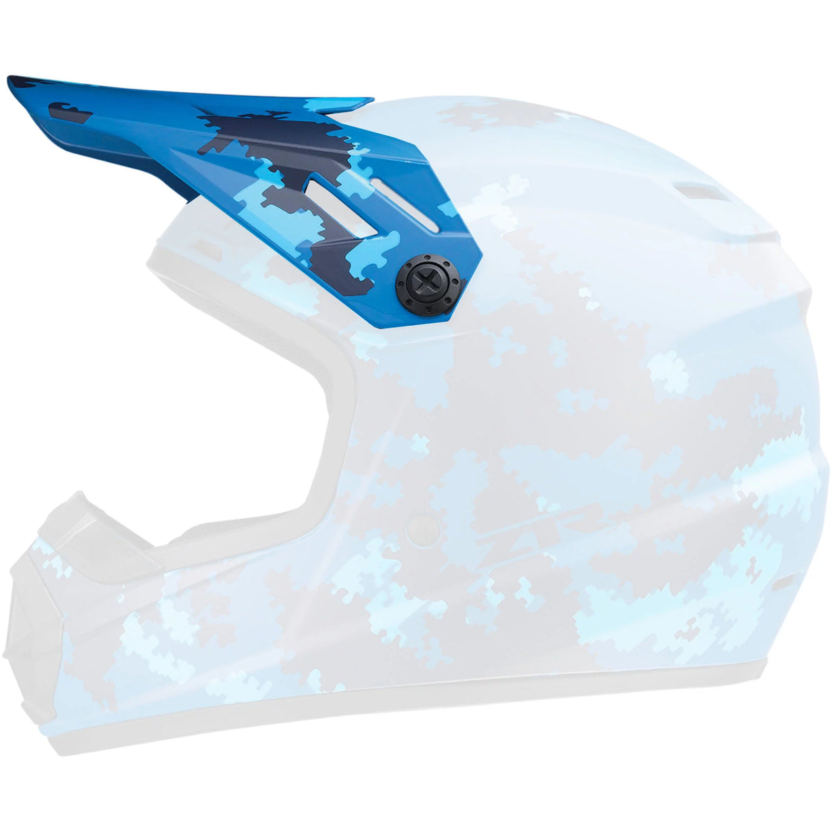 Youth Helmet Replacement Visor/Peak Blue W344413