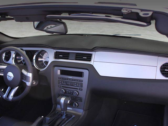 Black Polyester Custom Dash Cover V9656