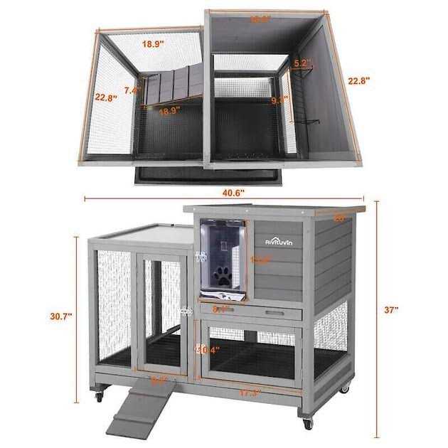 Outdoor & Indoor Bunny Hutch Z94499