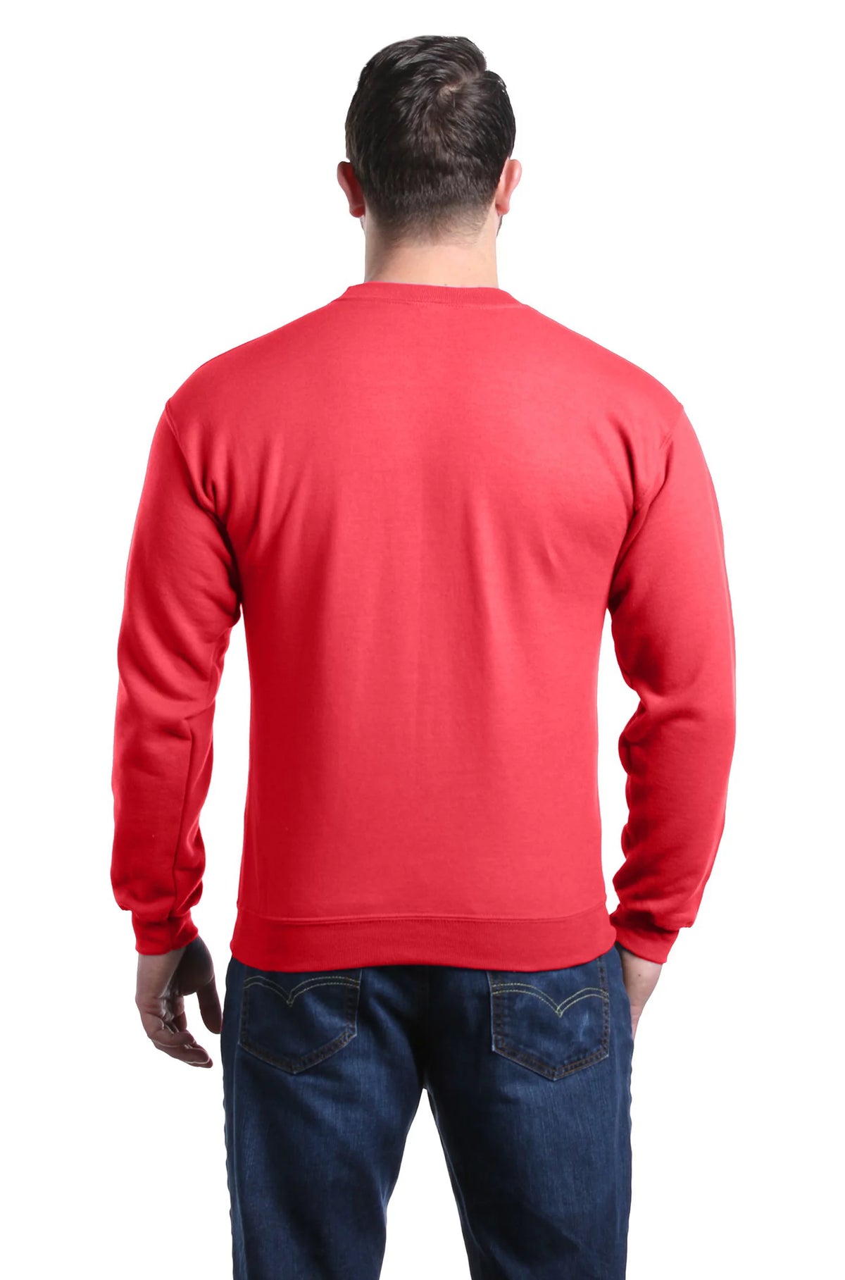 Men's Christmas Crewneck Sweatshirt Small Red L29158