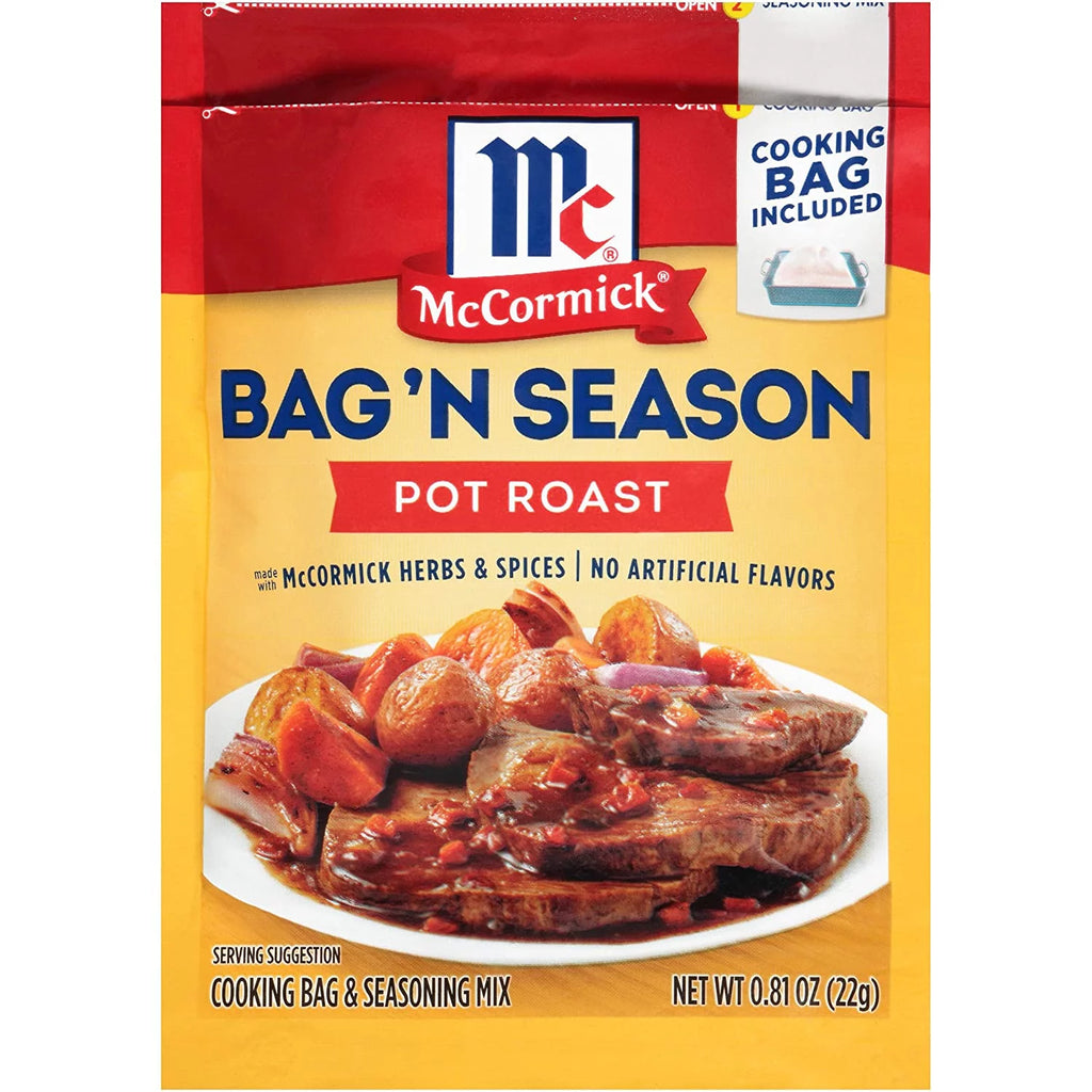 Pot Roast Cooking Bag & Seasoning Mix 0.81 Oz Pack Of 6 L5742