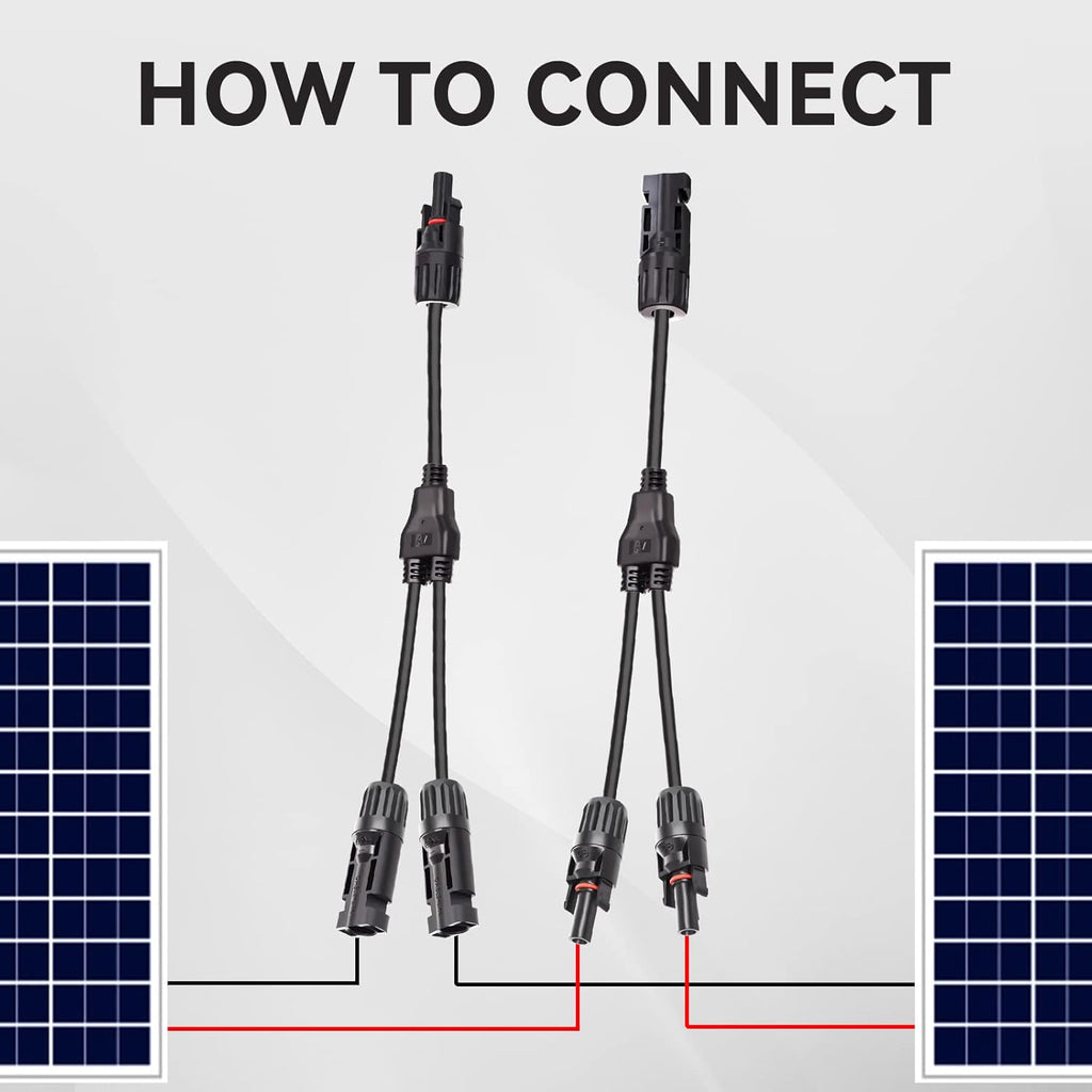 1 Pair Solar Panel Parallel Adapter T633