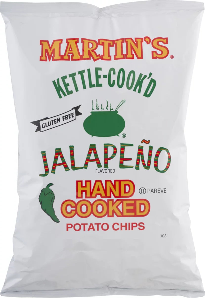 Jalapeno Potato Chips 8 Oz 4 Bags Q229
