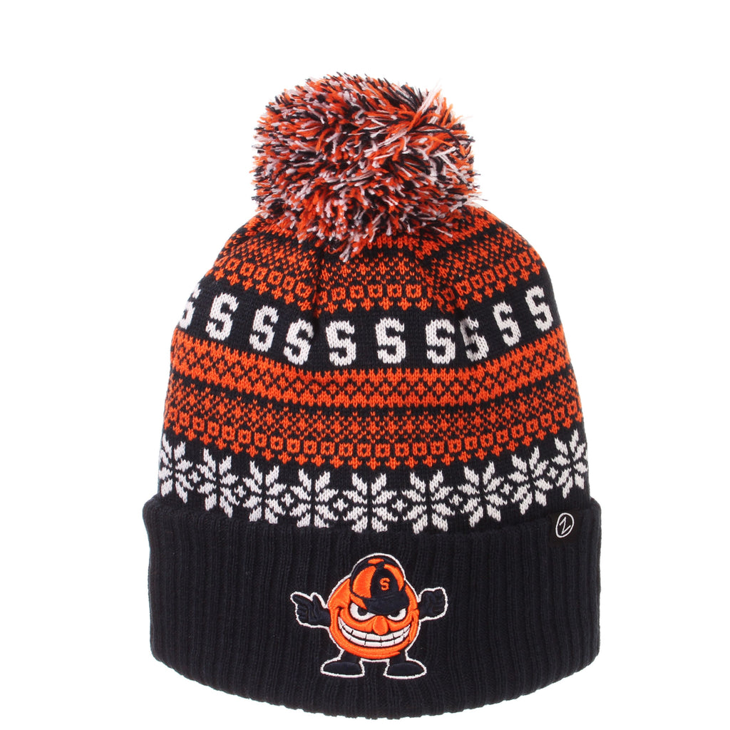 NCAA Carousel Cuffed Knit Beanie Sock Hat Zephyr I1724
