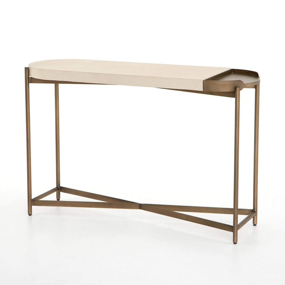 Parchment White Console Table I71563