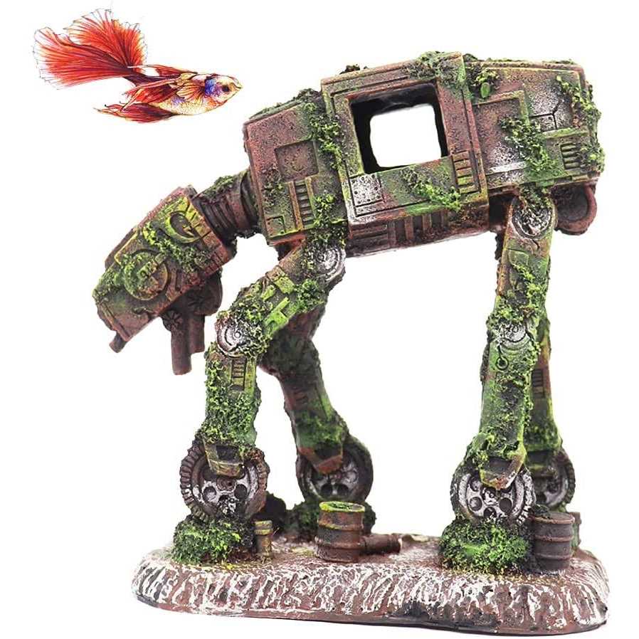 Aquarium Decorations Walking Land Tank Aquarium Ornament C9916