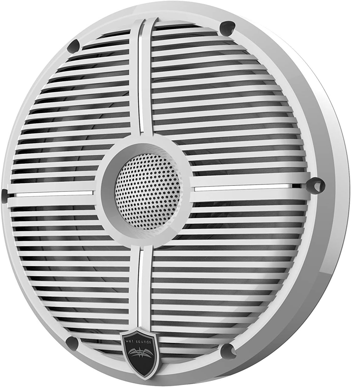6.5" White Grill Marine Speakers N75010