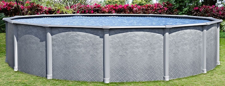 15' Round 54 Resin Protected Steel Wall Above Ground Swimming Pool Z1485