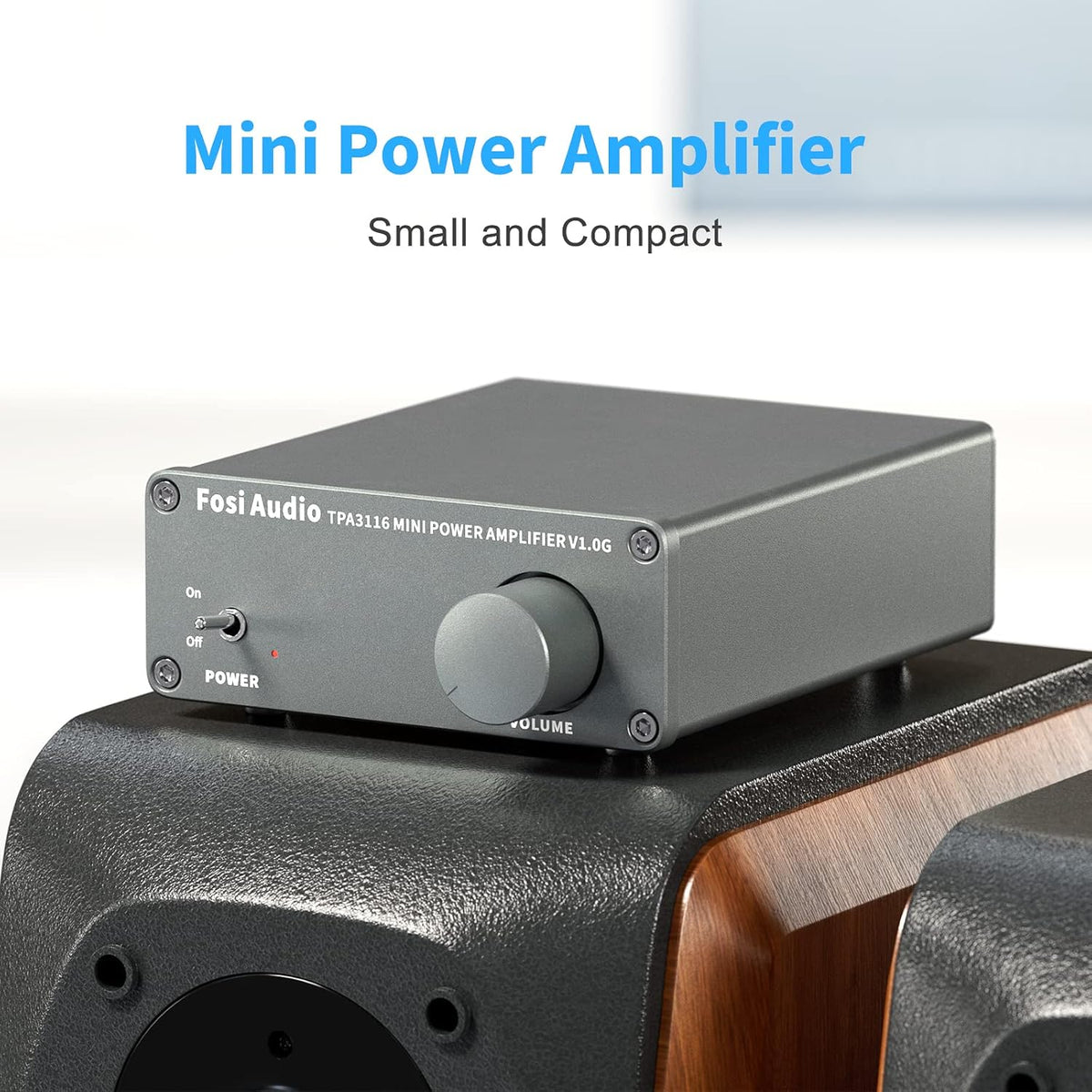 2 Channel Mini Stereo Amplifier with Power Supply Q41874