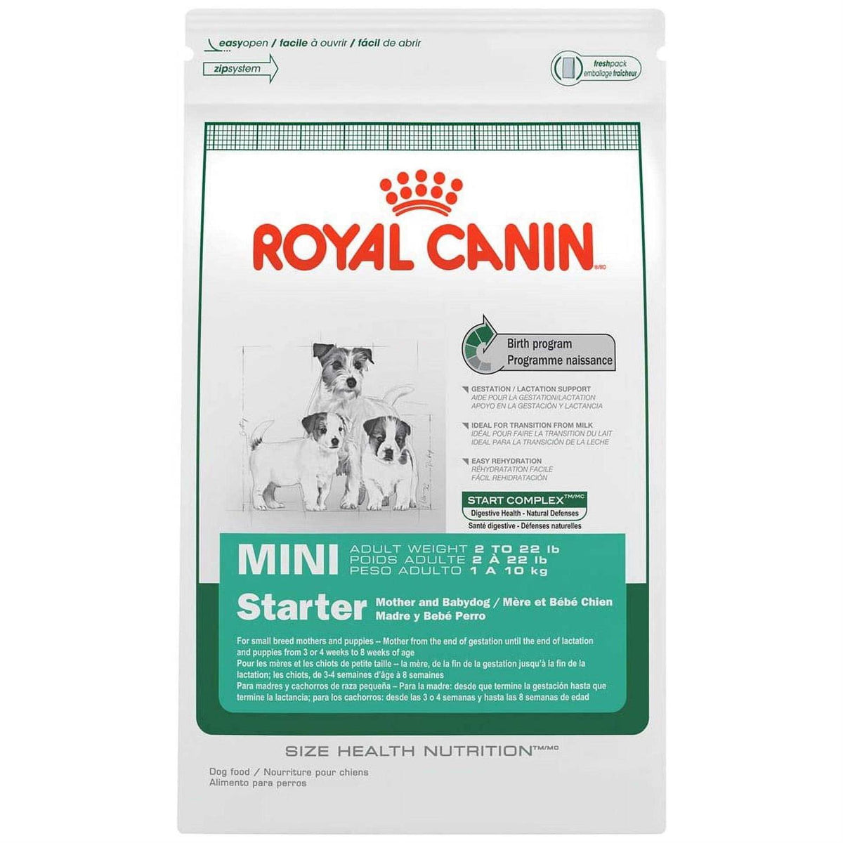 Small Starter Dry Dog Food O54786
