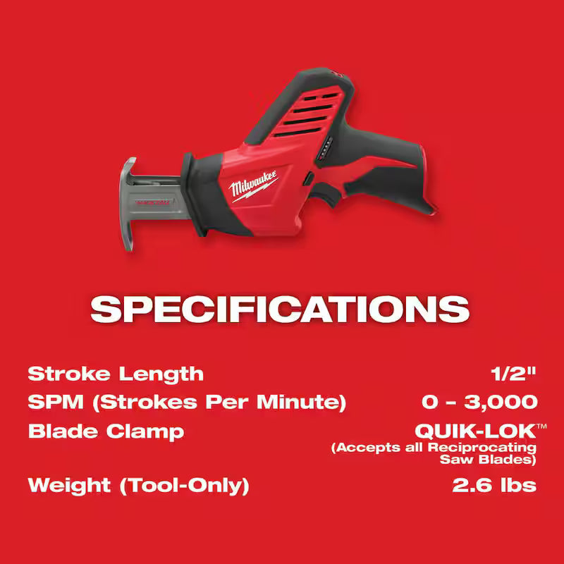 12V Cordless Reciprocating Saw H5142