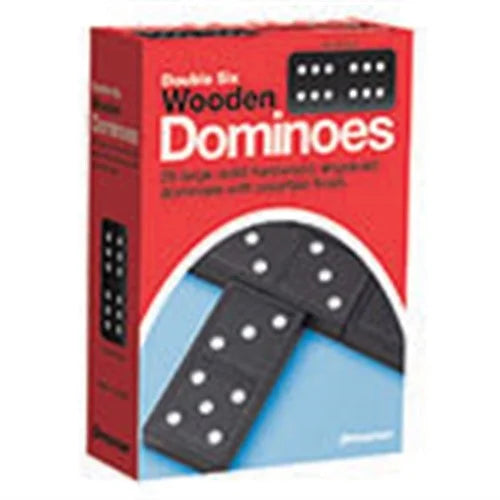 Double Six Wooden Dominoes H407