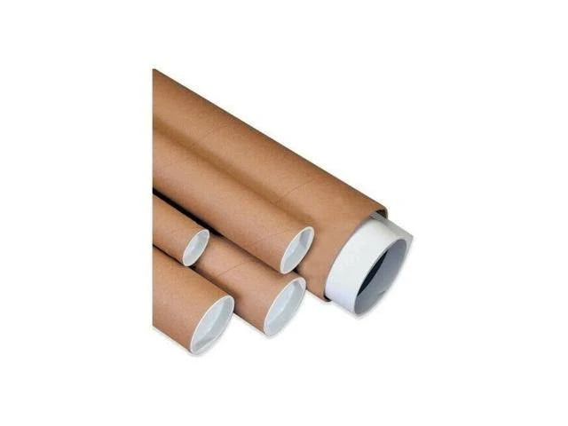 Mailing Tubes with Caps, 3x22 x 12 K32809