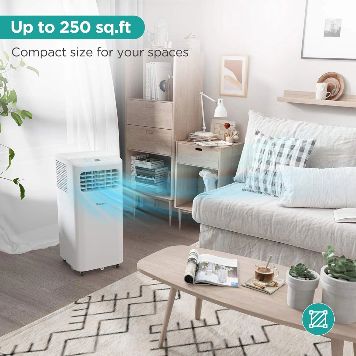 Ultra Slim Portable Air Conditioner T8237