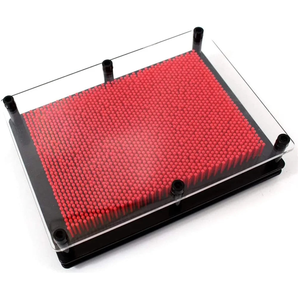 Red 3D Pin Art Board Toy W8455