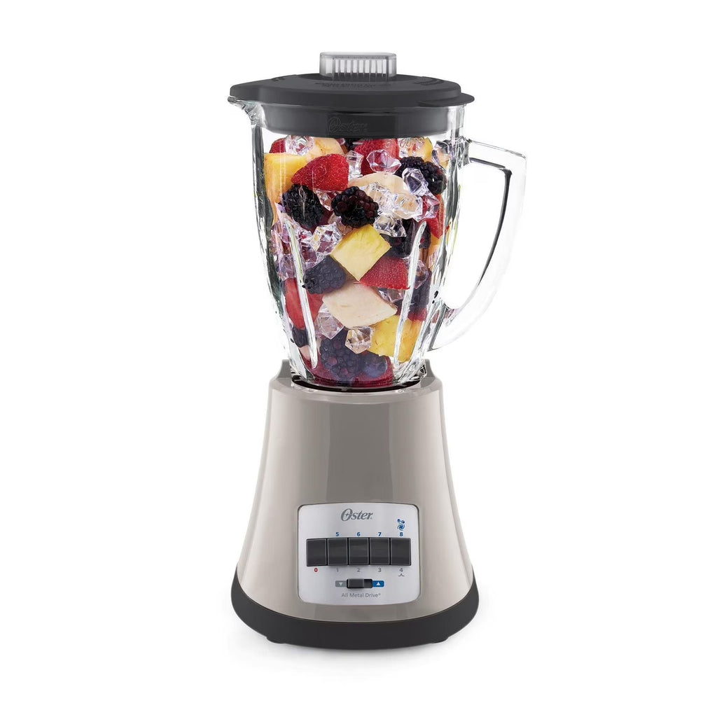 Grey 6 Cup Glass Jar Blender O2717