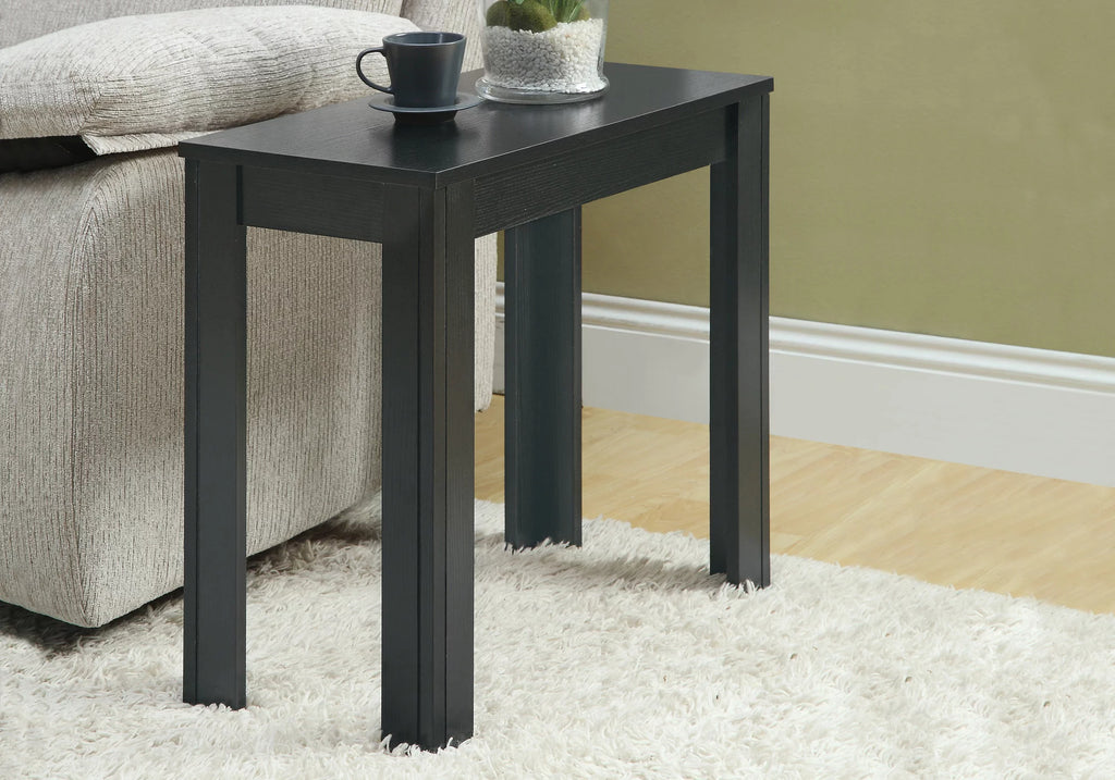 Black Transitional Rectangular Accent End Table C2599