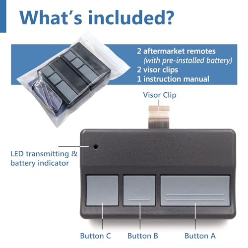 Universal Garage Door Opener Remote U490984