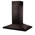 Black Stainless Steel Island Mount Range Hood K6405