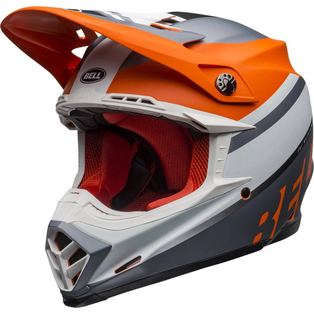 Orange/Black/Gray Moto-9 MIPS Helmet R1548