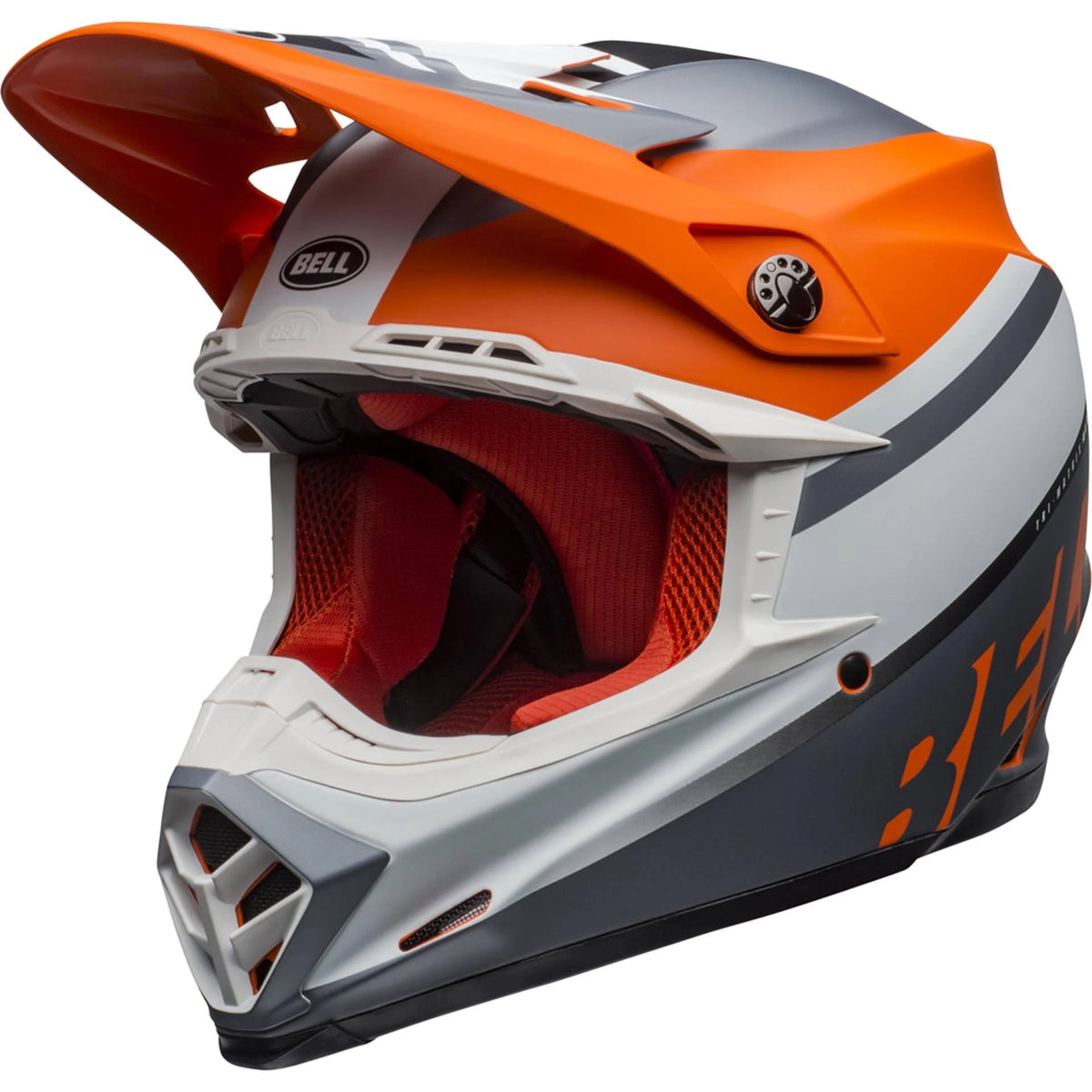 Orange/Black/Gray Moto-9 MIPS Helmet R1548